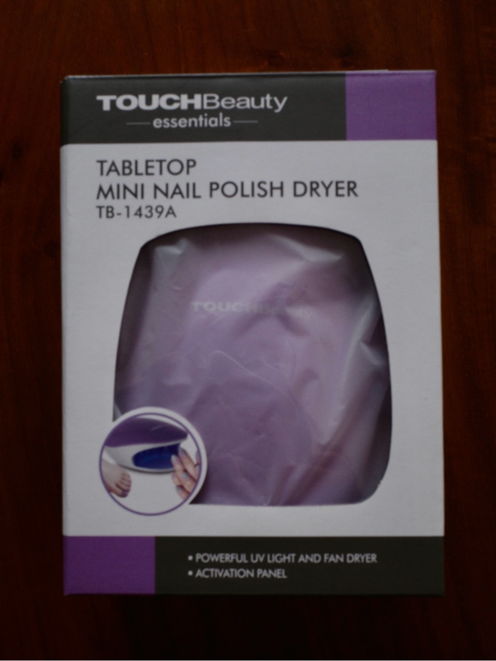 Purple Tabletop Mini Nail Polish Dryer